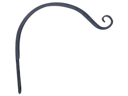 Panacea Black Wrought Iron 8-1 4 in. H Curved Forged Plant Hook 1 pk For Cheap