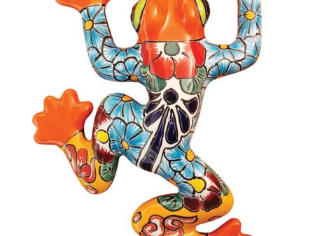 Avera Products Talavera Multicolored Ceramic 8 in. H Wall Hanging Decor For Sale