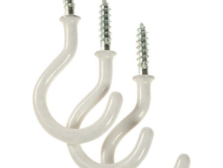 Panacea White Vinyl 2 in. H Sturdy Plant Hook 3 pk Hot on Sale