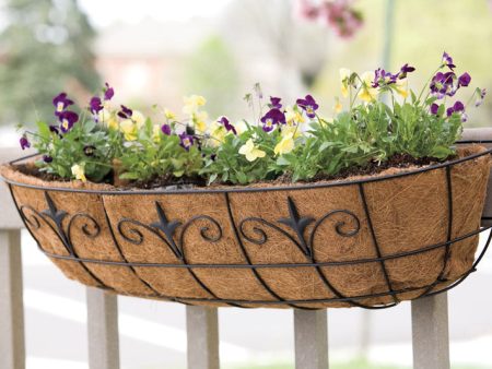 Living Accents Steel Window Planter: Stacking Planter Black Sale