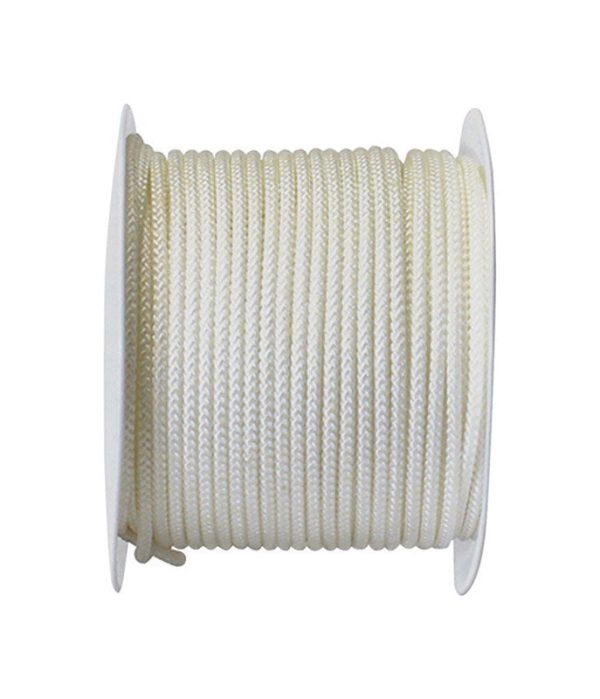 Koch 11 64 in. D X 200 ft. L White Diamond Braided Nylon Rope Hot on Sale