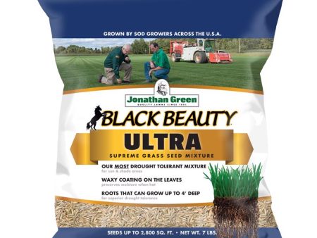 Jonathan Green Black Beauty Ultra All Grasses Sun or Shade Grass Seed 7 lb Online now