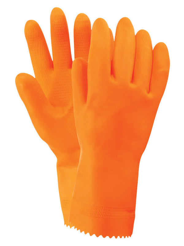 Firm Grip Unisex Indoor Outdoor Stripping Gloves Orange XL 1 pair Online Sale