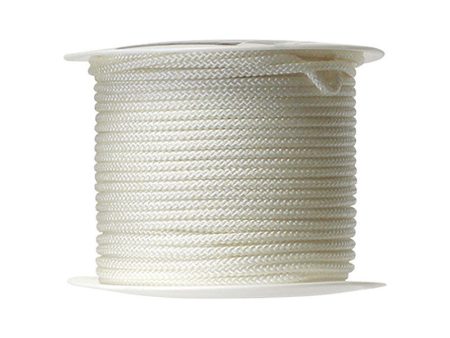 Koch 11 64 in. D X 200 ft. L White Diamond Braided Nylon Rope Hot on Sale