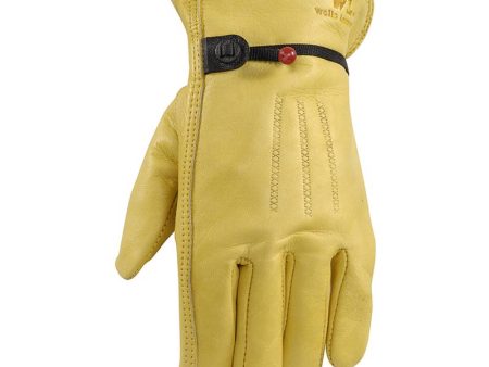 Wells Lamont XXL Leather Driver Gold Gloves Online now