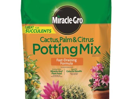 Miracle-Gro Cacti, Citrus and Palm Potting Mix 8 qt For Discount