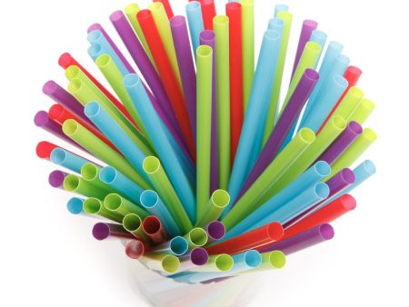 Kolorae Assorted Plastic Drinking Straws Supply