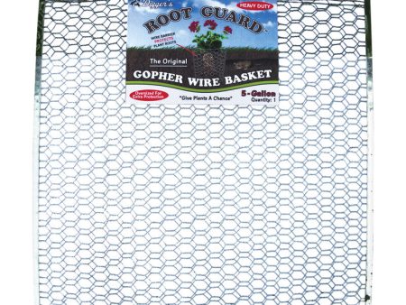 Digger s Root Guard 20 in. H X 19 in. W X 0.2 in. D Silver Coated Wire Gopher Wire Basket Discount