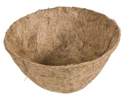 Living Accents 14 in. D Coco Fiber Basket Liner Brown Online now