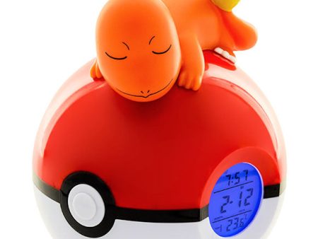 Radiosveglia Lampada Pokemon Charmander Sleeping w Poke Ball For Discount