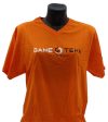 T-Shirt Collo V Arancione GameTekk Uomo XL Online now