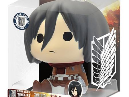 PLASTOY Salvadanaio Chibi Attack on Titan Mikasa For Discount