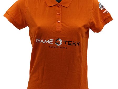 Polo Arancione GameTekk Donna M Supply