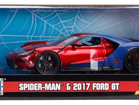 JADA Spider-Man Ford GT 2017 Die-Cast Scala 1:24 For Sale