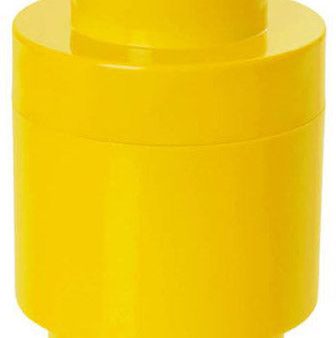 Contenitore LEGO Brick 1 Tondo Giallo Online Sale