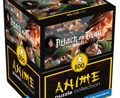 Puzzle 500pz Attack on Titans Box Cube Online now