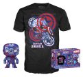 FUNKO TEE+POP Marvel Patriotic Age Captain America XL Online now