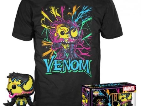 FUNKO TEE+POP Venom Eddie Brock Blacklight S For Discount