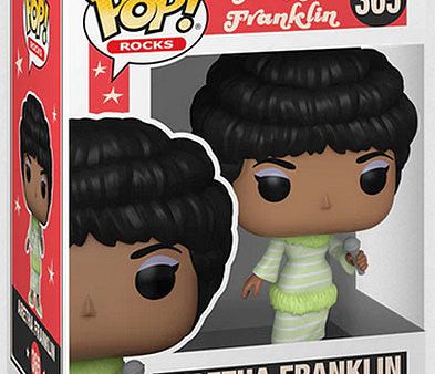 FUNKO POP Rocks Aretha Franklin (Green Dress) 365 Sale