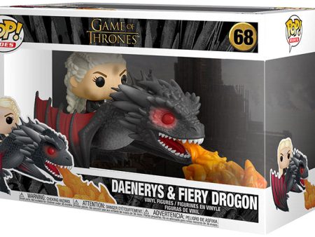 FUNKO POPS Rides Game of Thrones Daenerys & Fiery Drogon 68 on Sale