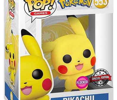 FUNKO POPS Pokemon Pikachu (Waving) Flocked 553 Online