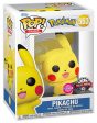 FUNKO POPS Pokemon Pikachu (Waving) Flocked 553 Online