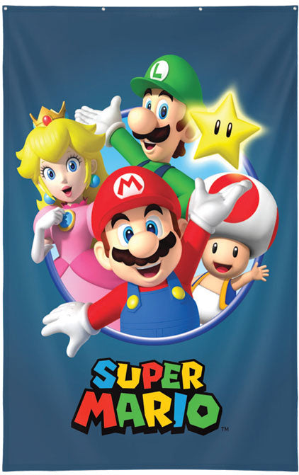 Wall Decor Super Mario Personaggi 125x85cm Online Sale