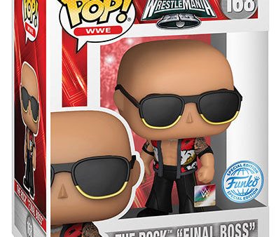 FUNKO POP WWE The Rock Final Boss 168 on Sale