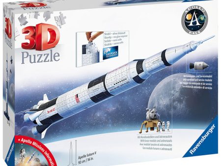 Puzzle 3D 440pz Apollo Saturn V Rocket Supply