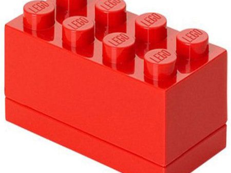 Contenitore LEGO Mini Box 8 Rosso on Sale