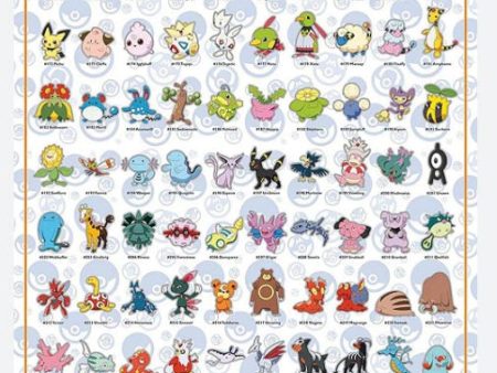 Poster Maxi Pokemon Johto Region #152 - #251 ENG Online