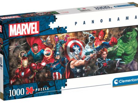 Puzzle 1000pz Marvel Avengers Panorama For Cheap