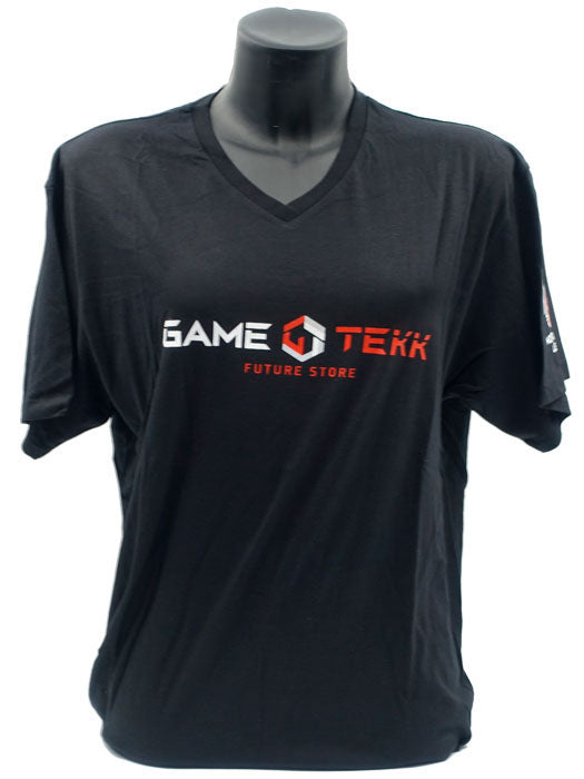 T-Shirt Collo V Nera GameTekk Uomo XL Online Hot Sale