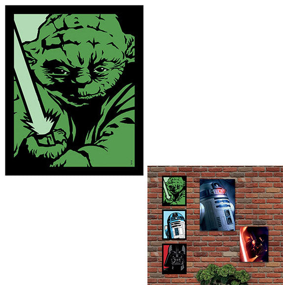 Quadro Luminoso Star Wars - Yoda Small Supply