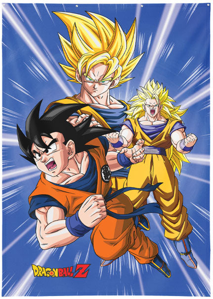 Wall Decor Dragon Ball Z Goku Trasformation 125x85cm Cheap