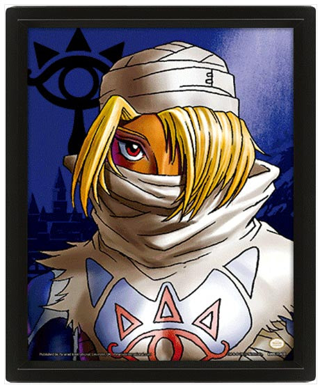 Quadro 3D The Legend Of Zelda To Sheik Fashion