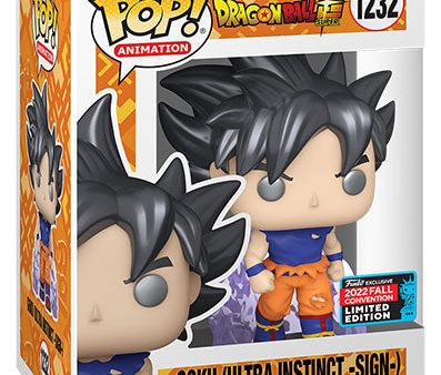 FUNKO POPS Dragon Ball Super Goku (Ultra Instinct-Sign) 1232 Supply