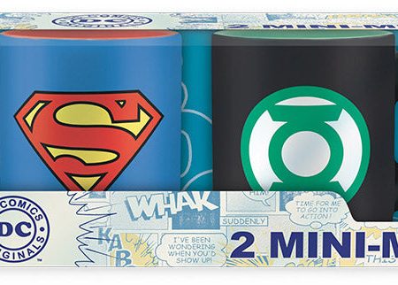 Set 2 Mini Tazze Superman & Green Lantern For Discount