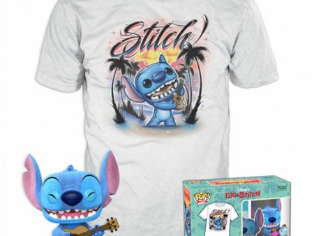 FUNKO TEE+POP Disney Stitch w Ukelele XL Online now