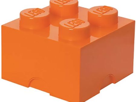 Contenitore LEGO Brick 4 Arancione Sale