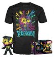 FUNKO TEE+POP Venom Eddie Brock Blacklight M For Cheap