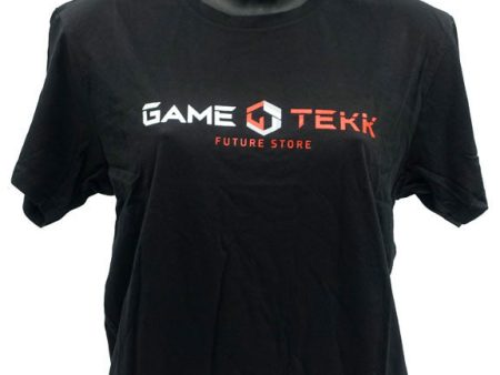 T-Shirt Collo tondo Nera GameTekk Uomo L Sale