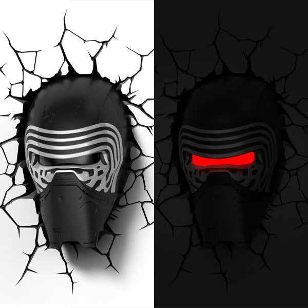 Lampada da Muro 3D Star Wars Kylo Ren Sale