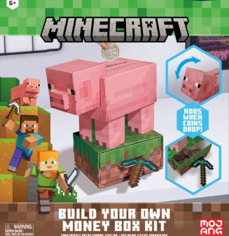 Paladone Salvadanaio Minecraft Pig Card Build Your Own Sale