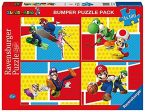 Puzzle 4x100pz Bumper Pack Super Mario Hot on Sale