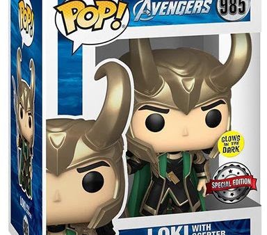 FUNKO POPS Avengers Loki w Scepter 985 For Discount