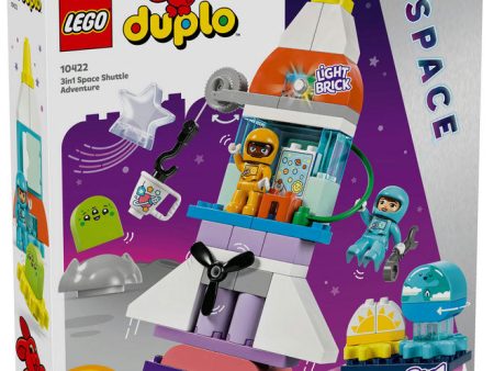 10422 Duplo Town Avventura dello Space Shuttle 3 in 1 For Cheap