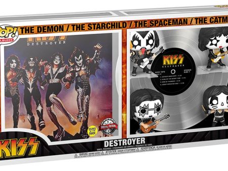 FUNKO POPS Albums Deluxe KISS Destroyer 4 Pack 22 Online Sale