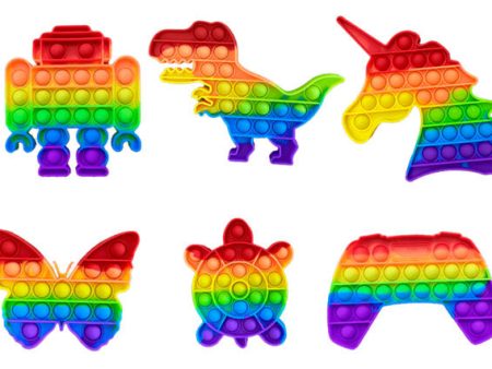 Pop Toy Fidget Serie Arcobaleno II Cheap