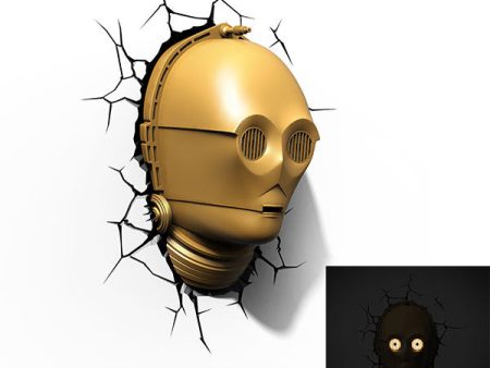 Lampada da Muro 3D Star Wars C-3PO Online now